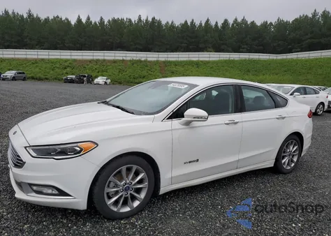 2017 Ford Fusion Se Hybrid z USA, uszkodzony, nr VIN 3FA6P0LU5HR409214